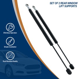 Torquizo Set of 2 Rear Window Lift Supports, Gas Springs fits for Ford Explorer 1991-2001, Mazda Navajo 1991-1994, Mercury Mountaineer 1997-2001 Replaces OE 4608