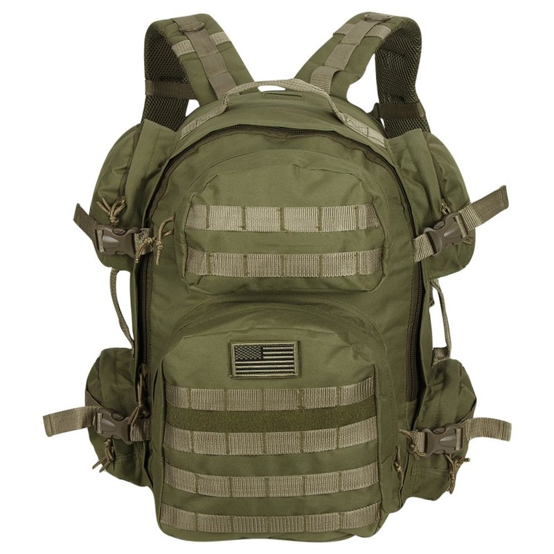 NPUSA Men's Large Expandable Tactical Molle Hydration ReadyBackpack Daypack Bag