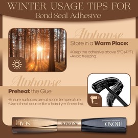 Lash Glue for Eyelash Clusters Lash Bond and Seal Waterproof Eyelash Glue for Lash Extensions Eye Lash Glue Long Lasting Lash Cluster Glue by ALPHONSE