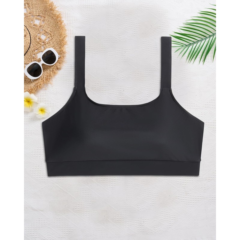Daci Women Plus Size Sports Bra Bikini Top Only Push