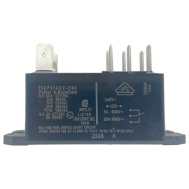 T92P11A22-240 Relay - 30A 240VAC, 8 Pins for HVAC & Home Appliances & Industrial Control