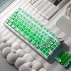 PBT Keycaps, XVX Green Apple Jelly HOA Profile, 132-Key Cute
