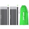 SAN LIKE Tent Poles for Camping Adjustable Tarp Pole Lightweight