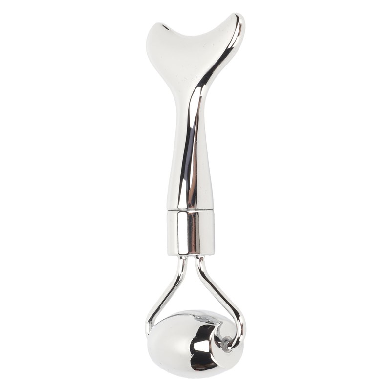 Facial Roller Gua Sha Board Double Heads Reduce Swelling Zinc