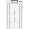 Murray Sporting Goods Dry Erase Coaches Clipboard | Double-Sided Dry