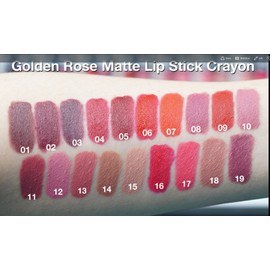 Golden Rose Matte Lipstick Crayon # 17 French Rose By Golden Rose