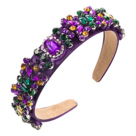 Women's Sparkling Hair Bands, Fashionable Headband with Rhinestones, Elegant Bridal Headbands, Glitter Hair Bobbles, Vintage Hair Accessories, Beautiful Accessories for Weddings, Concerts, Balls,