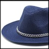 White Fang CZ184 Hat, Medium Folding Hat, Straw Brim Hat,