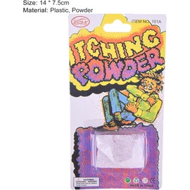 2 Pcs Purple Funny Itching Powder Safe Broken Glass Itching Powder Feminine Powders Ength of Product is 14cm and The Width is 7.5cm Easy to Carry