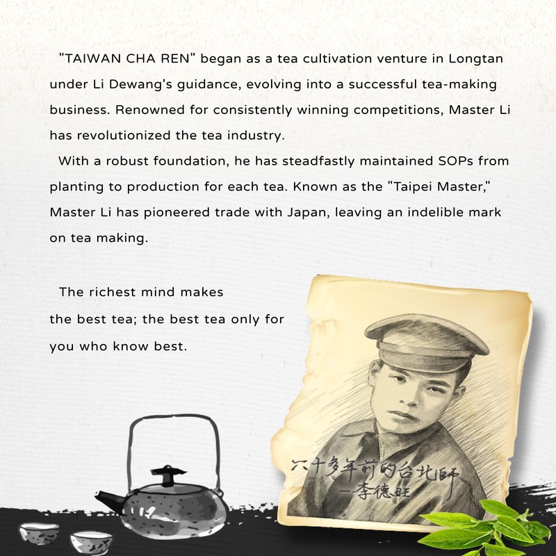 TAIWAN CHA REN Premium Series - High Mountain Honey Scented