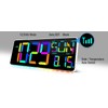 TXL 13.7" Bluetooth Large LED Digital Wall Clock with Night