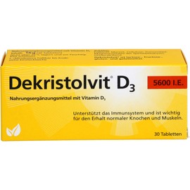 DEKRISTOLVIT D3 5.600 I.E. Tabletten 30 St