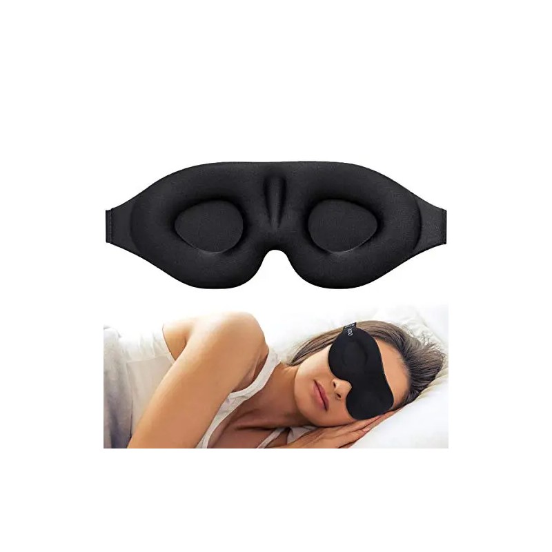 3D Sleep Eye Mask for Light Blocking – Contoured Night