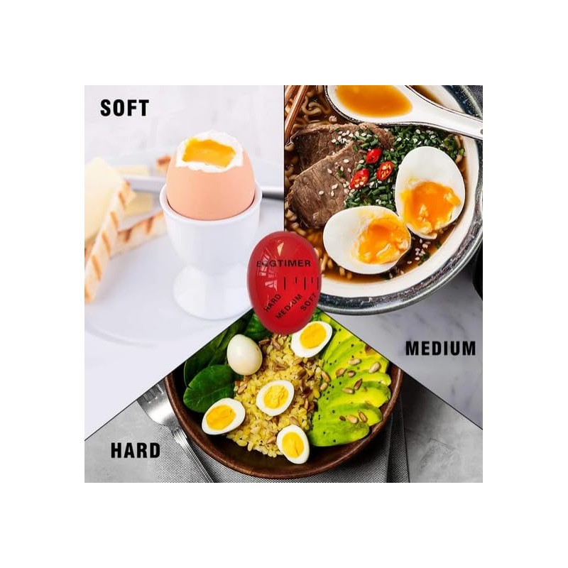 Eieruhr mit Farbwechsel Eggtimer – Timer für weich, mittel &