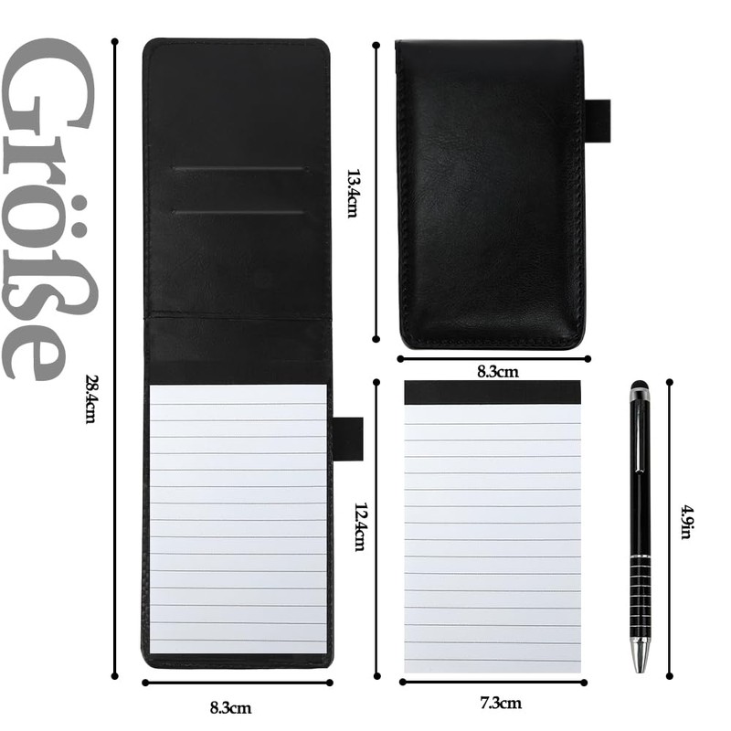 NIEITRK Mini Notepad Notebook Small A7 5 Pieces Notepad Set