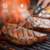 BRAPILOT Digital Meat Thermometer Backlight,Waterproof Instant Read Food Thermometer for