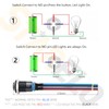 STARELO 5PCS 12mm Latching LED Push Button Switch Mini Round