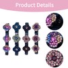 Pack of 4 Crystal Stone Braided Hair Clips, Hair Clip