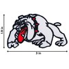 ClickEmb Bulldog Embroidered Iron on Patch Applique Animal Patch Dog