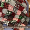 Set of 4 Fat Quarters, Lodge Red & Black Assorted