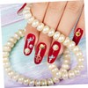 TOVINANNA 9 Boxes Nail Art Charm Set Rivet Nail Decor