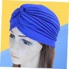 Sosoport Elastic Cotton Turban Hat Baotou Turtleneck for Women Warm