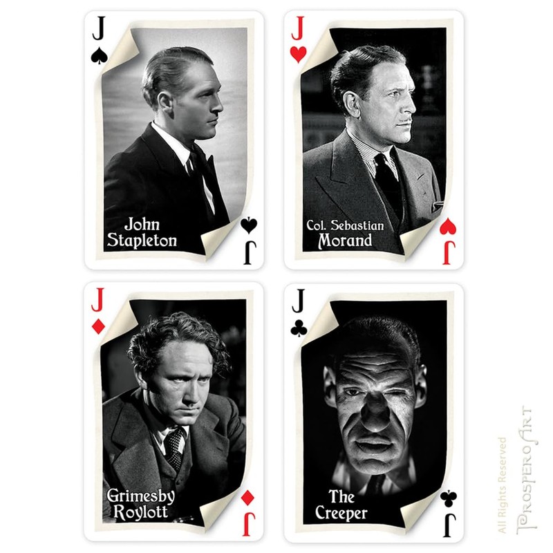 Prospero Art Sherlock Holmes Playing Cards