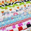 50 x Cotton Patchwork Fabric Squares DIY Fabric Packet for
