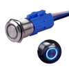 Ulincos Momentary Push Button Switch IP67 Waterproof U19C3 Blue LED