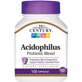 21st Century Acidophilus Capsules - 100 ct, Pack of 3