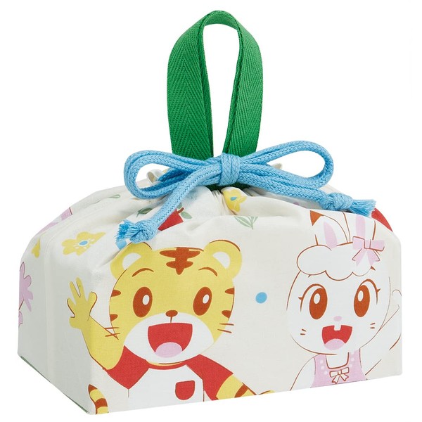Skater KB7-A Children's Lunch Bag, Drawstring Bag, Shimajiro, 23, Made