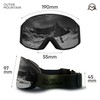 Outer Mountain Snow Goggles - Black Lenses