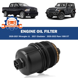 Ecodiesel Engine Oil Filter 68507598AA 68498720AA Compatible with Jeep 2020 2021 Wrangler JL,2021 Gladiator,2020 2021 2022 2023 Ram 1500 DT