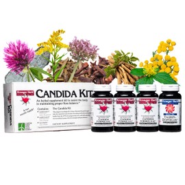 Kroeger Herb Products, Candida Support Kit, Digestive Nutritional Supplement, Gut Health, Optimal Intestinal Function, Non-GMO, Gluten Free, No Preservatives, Made in USA