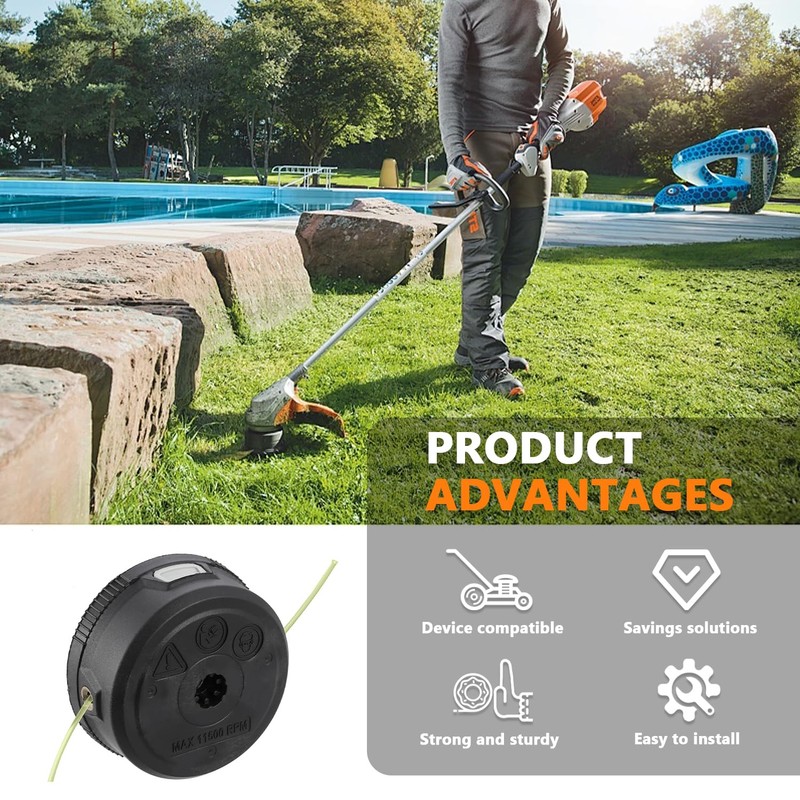 HUAREW C3-2 Trimmer Head Replacement for Stihl Autocut C3-2 Spool