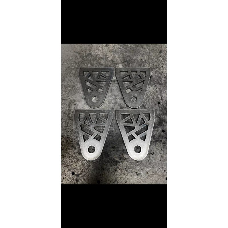 Mfab 4 weld on traction bar frame mounts / weld