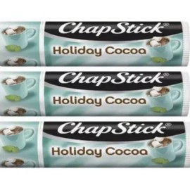 ChapStick 3 Pack Chapstick HOLIDAY COCOA Lip Balm NEW & Sealed