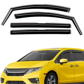 Extra Durable Window Deflectors in-Channel Window Visors Rain Guards Fit for Honda Odyssey 2018-2025, Sun Visors, Wind Vent for Shades, Exterior Car Accessories - 4pcs. AG0765