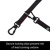 Snootiful Hound Secure Double Ended Dog Lead With Locking Clip