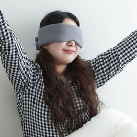 Travel Camping Blindfold Eyepatch Wide Sleep Mask airplane pink