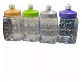 Vaso 10 Vaso Tipo Bloque Tapa Chupon, 500ml Fiestas