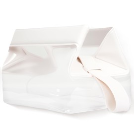 RAWILL 1PC Clear Toiletry Bag with Magnetic Closure, Toiletry Bags for Traveling Women,Small Makeup Pouch for Airplane, Vacation, Camping.