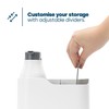 LIVIVO 2-in-1 Sink Caddy and Foam Soap Dispenser, Kitchen and