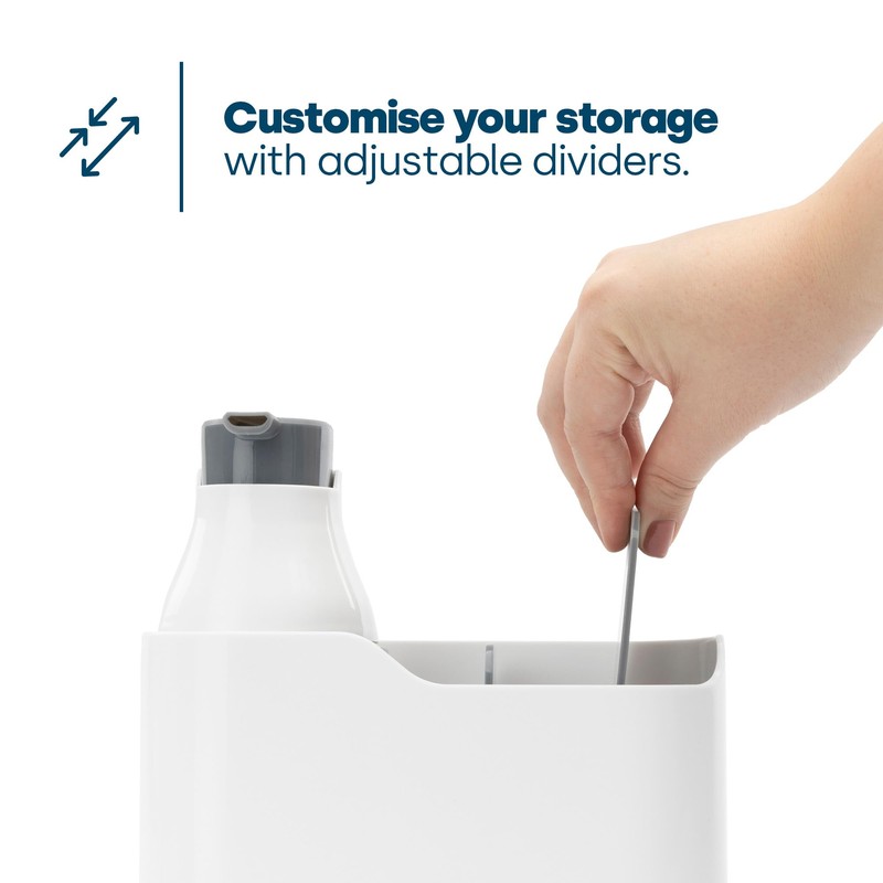 LIVIVO 2-in-1 Sink Caddy and Foam Soap Dispenser, Kitchen and