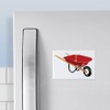 CafePress Red Wheelbarrow Magnets Rectangle Magnet, 2"x3" Refrigerator Magnet (10