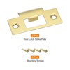 sourcing map Door Strike Plate, 2Pcs 70mm x 40.3mm 304