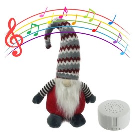 Plush Toy Wonderland 16 inch Cheermeister Gnome Stuffed Toy with Recorder - Plush Holiday Gift Decor