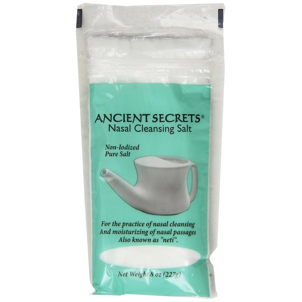 Ancient Secrets Nasal Cleansing Salt 8-Ounce, 0.54 Bags (Pack of 24)