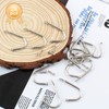 Auvotuis 24Pcs Single Iron Hooks, Decorative J Shaped Wall Mounted
