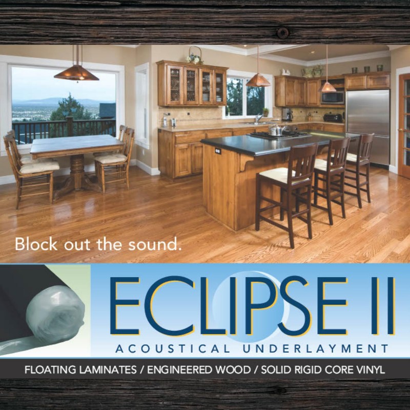 Eclipse II Acoustical Underlayment for Laminate Flooring, 100 sq ft